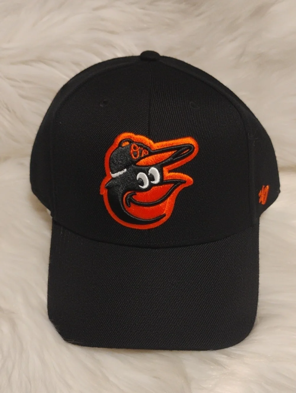 (C-75) NWOT Baltimore Orioles Black/Orange MLB Cap